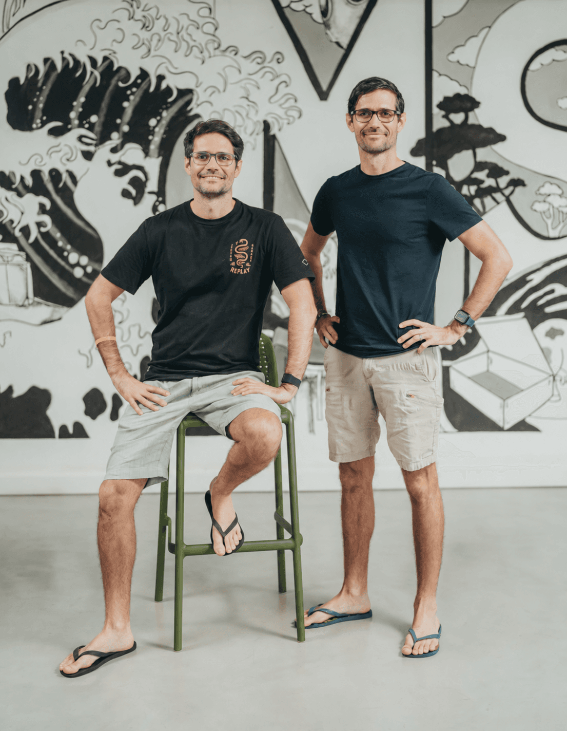 Twin brothers Ben and Max, founders of Zenacasa